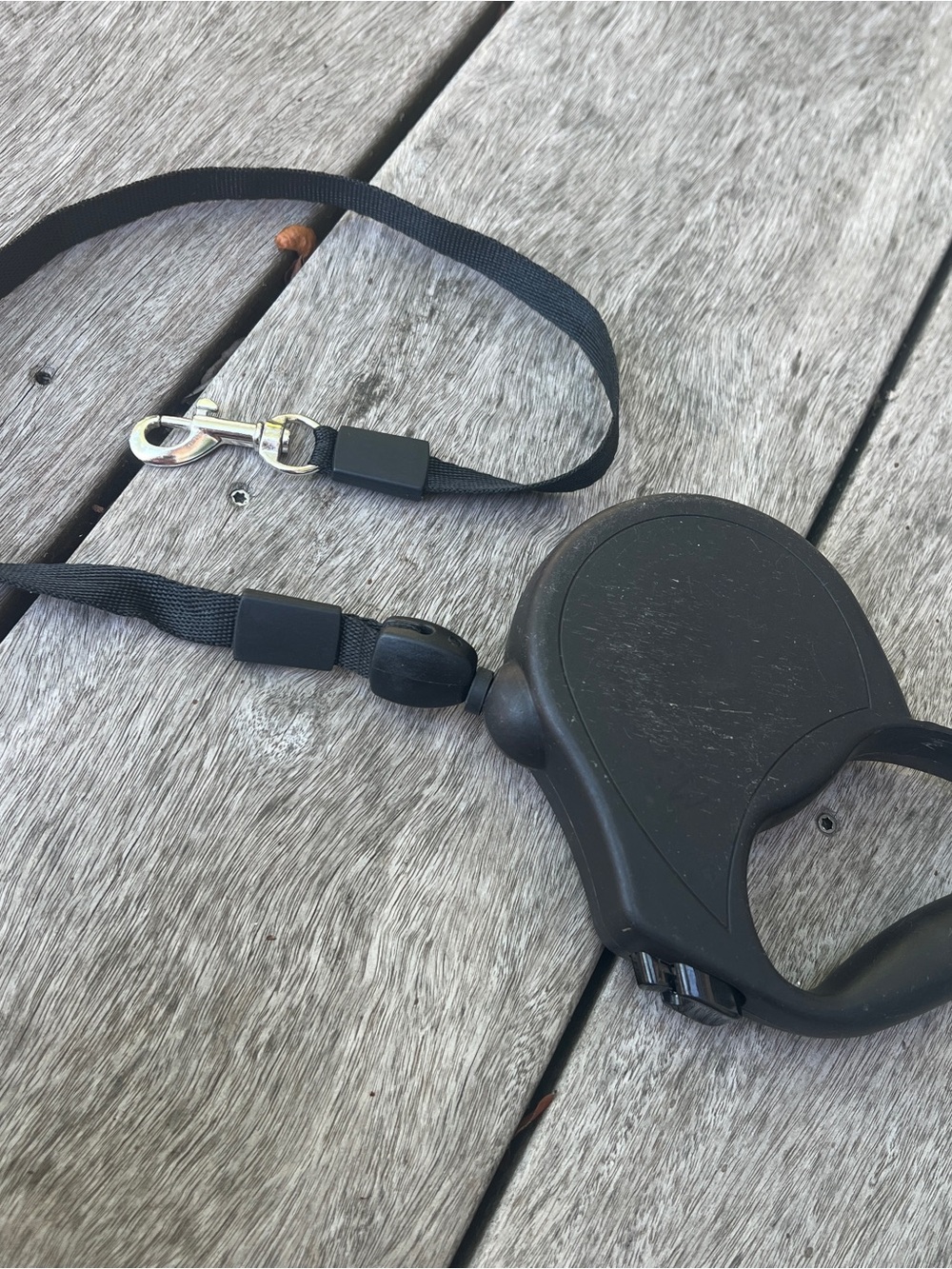 Black Retractable Dog Leash for Small Dogs Black Plastic Handle with 10 Feet